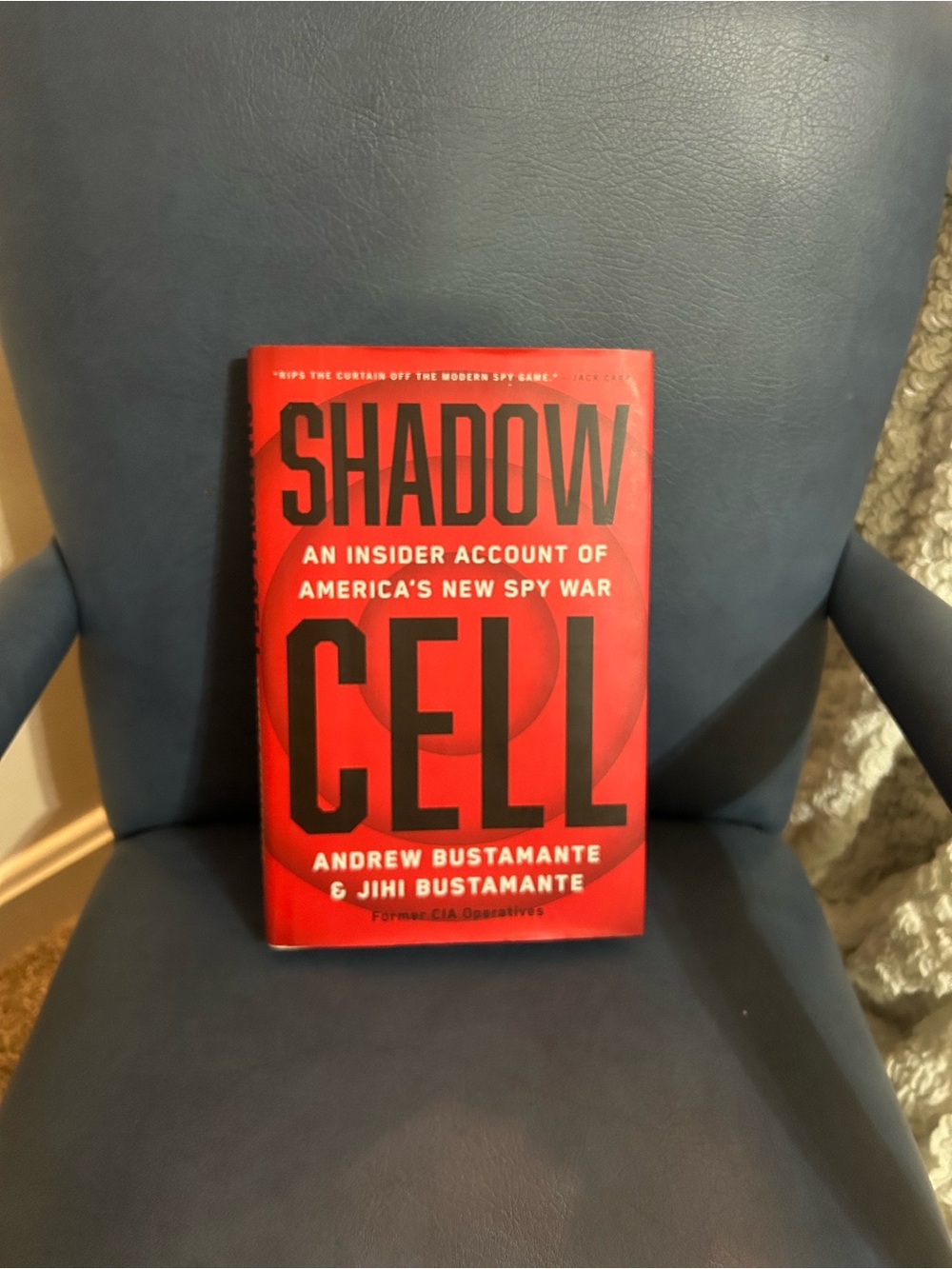 New hard back book signed by author SHADOW CELL